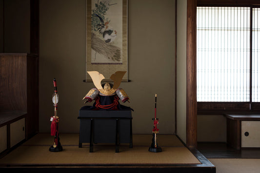 National Treasure Red-Laced Armour Kabuto