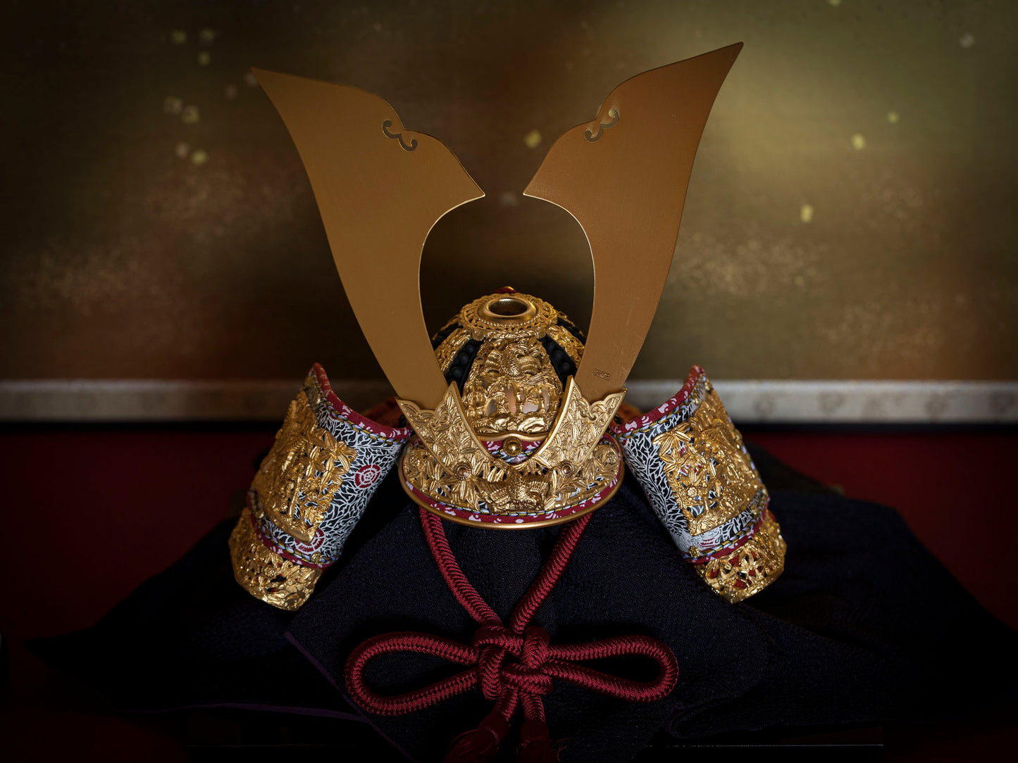 Golden Kabuto Inspired by Kasuga Taisha